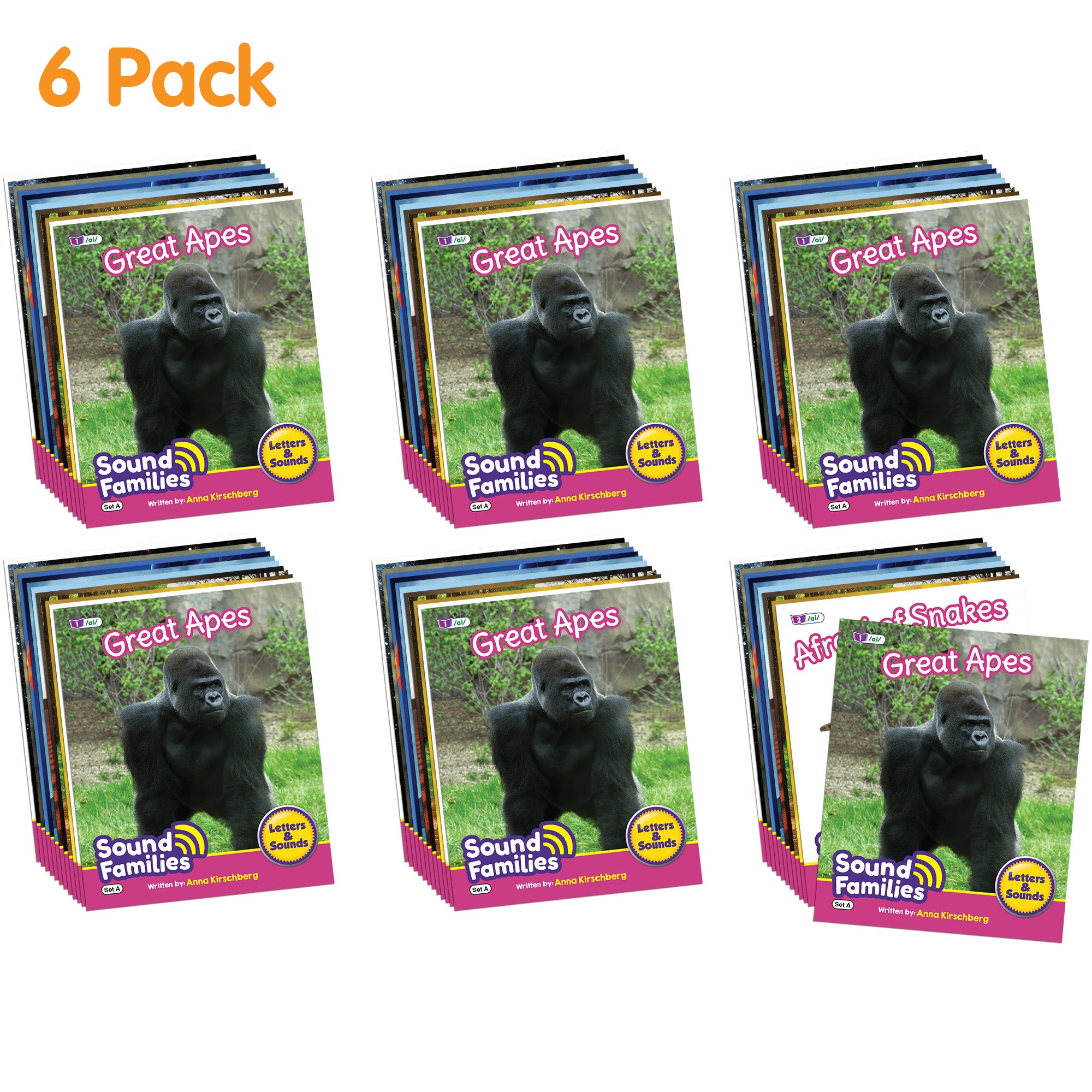 Sound Families Long Vowels Non-Fiction Phase 5.5 - 6 pack