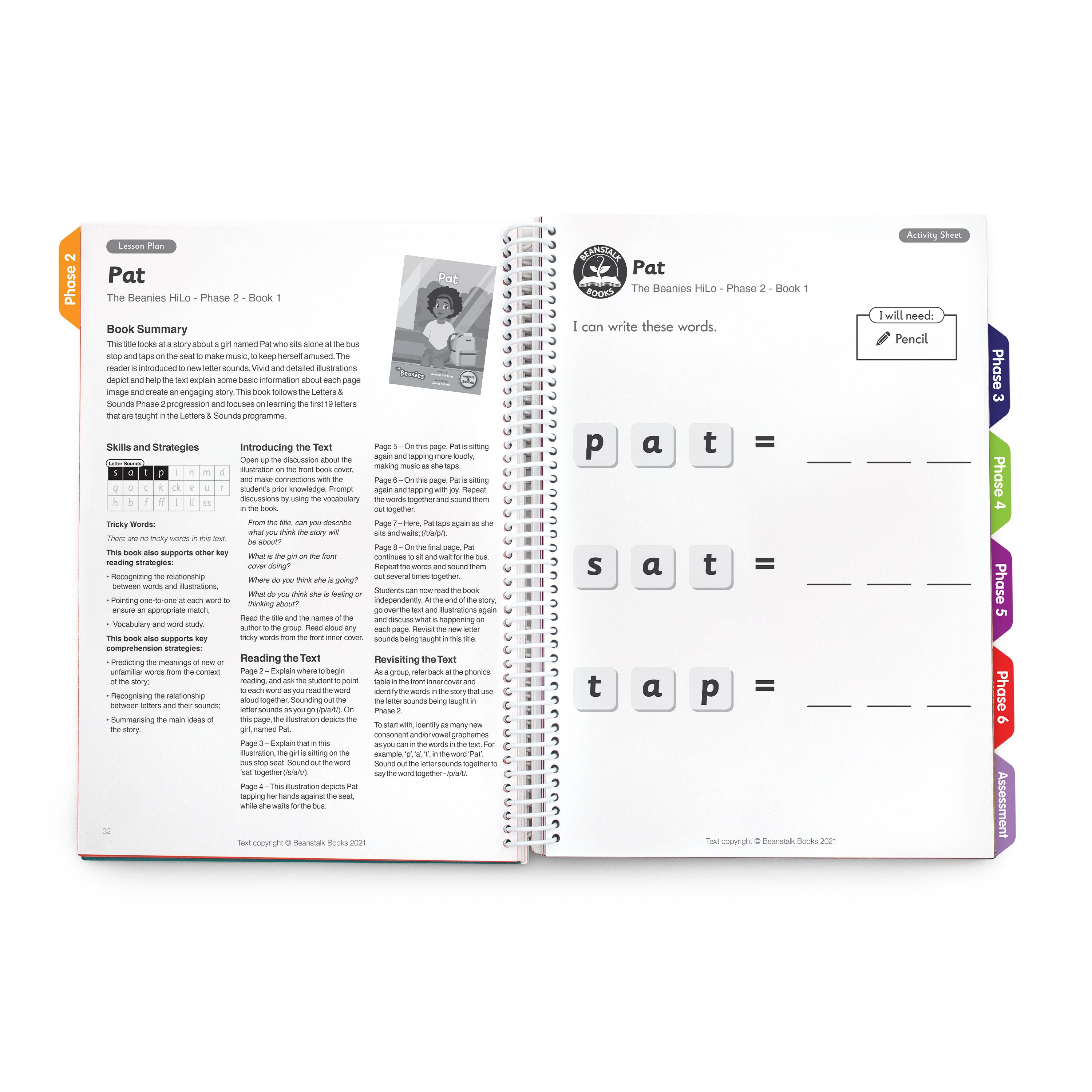 Teacher Book The Beanies Set 1 Hi-Lo Diversity