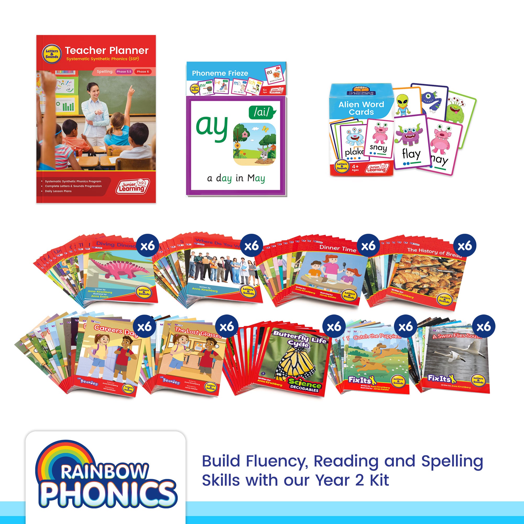 Rainbow Phonics Classroom Kit Year 2