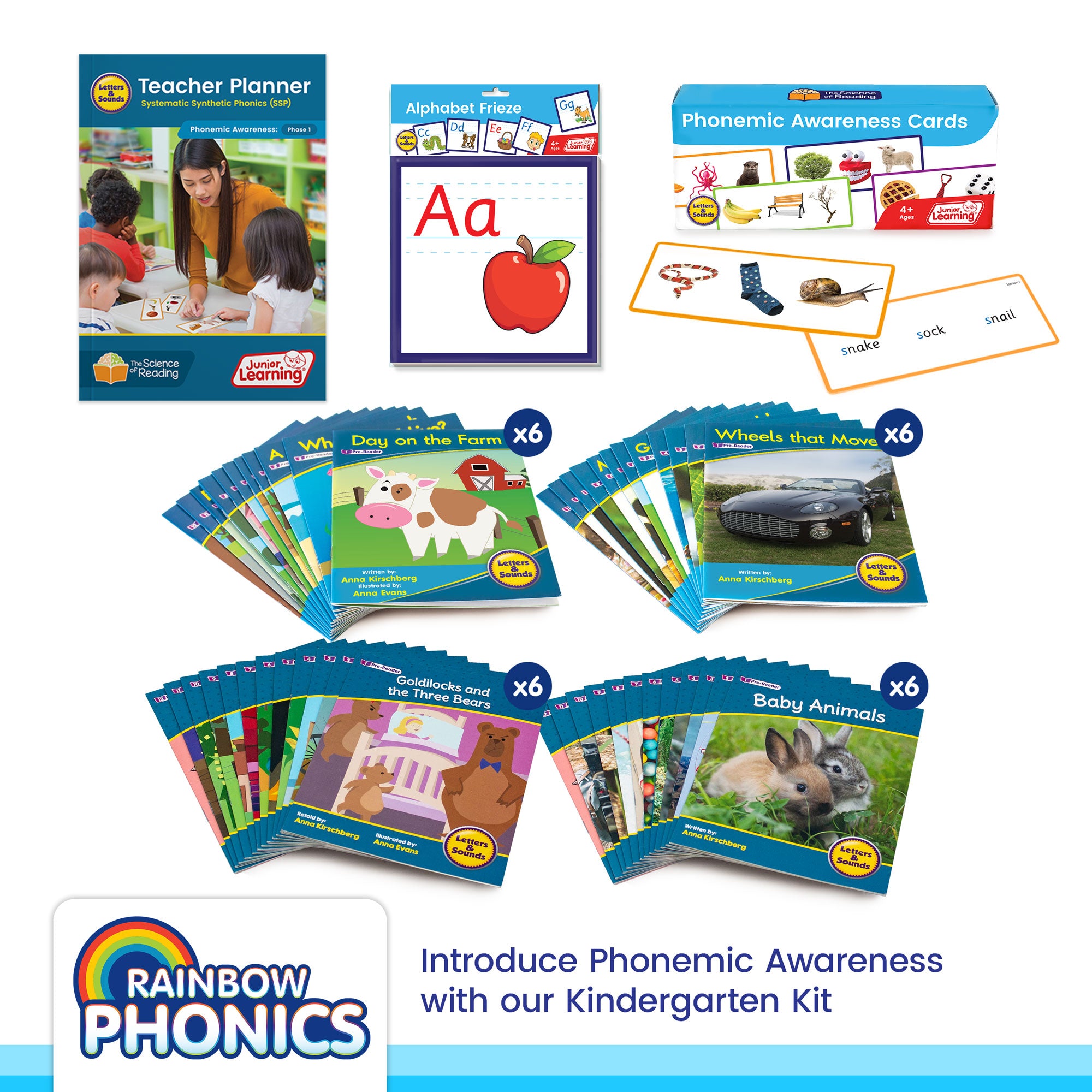 Rainbow Phonics Classroom Kit Kindergarten