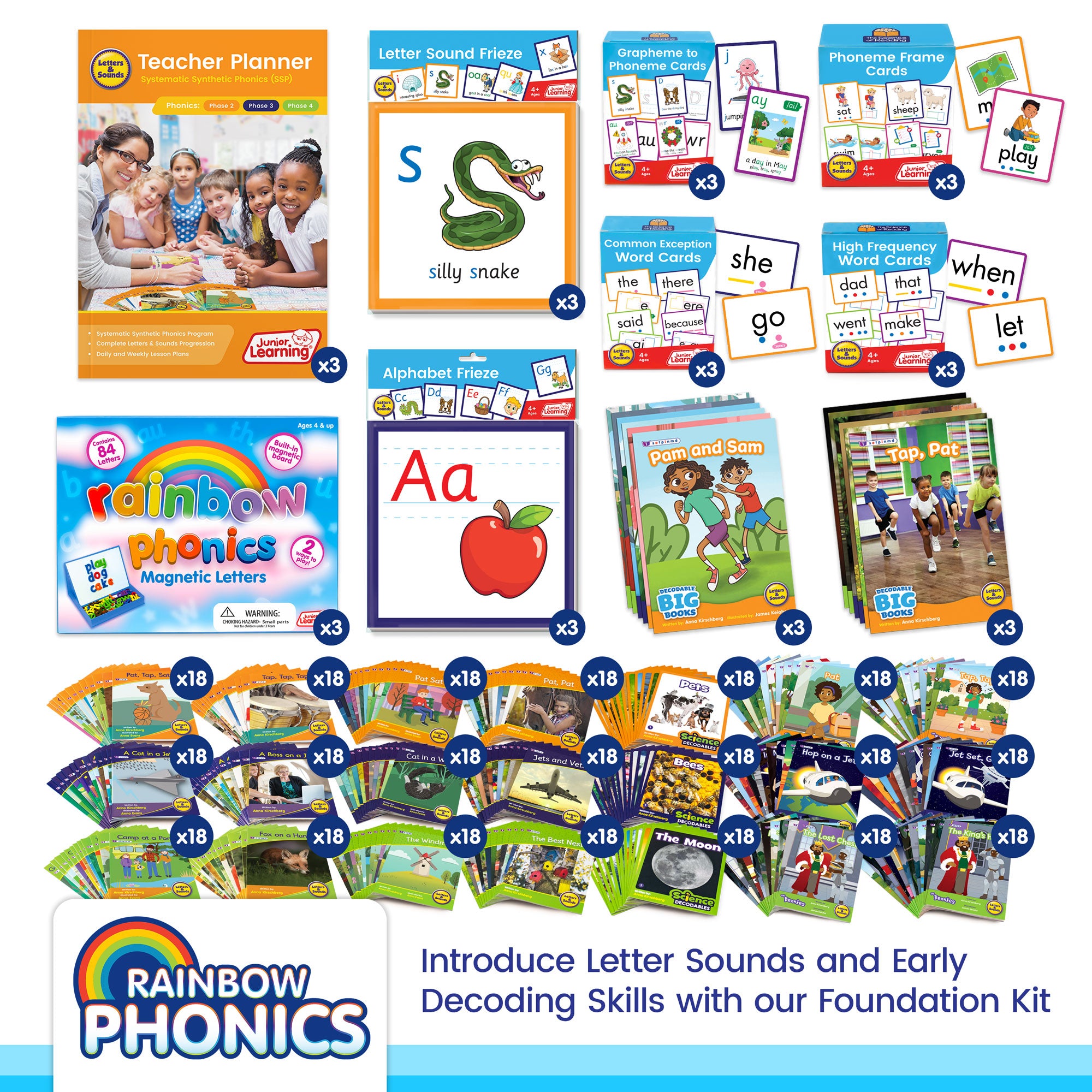 Rainbow Phonics School Kit Foundation