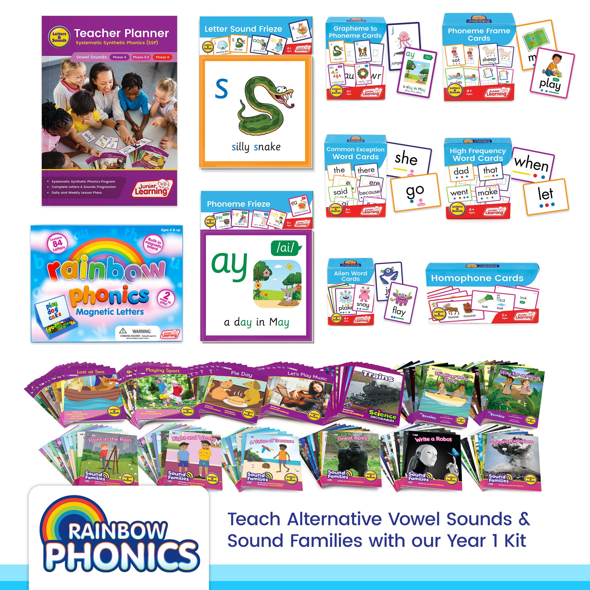 Rainbow Phonics Single Kit Kindergarten