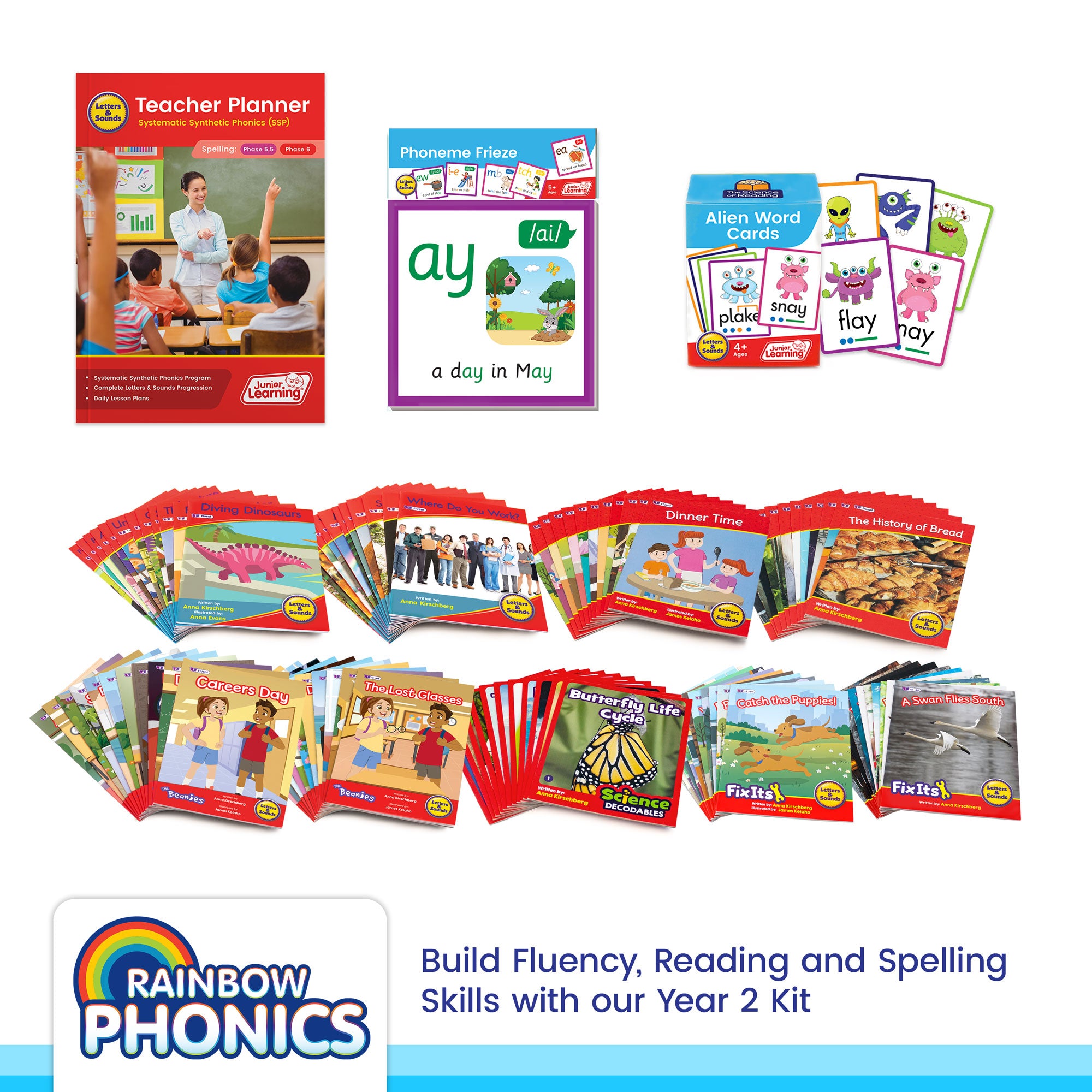 Rainbow Phonics Single Kit Year 2
